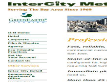 Tablet Screenshot of intercitymetrocleaners.com